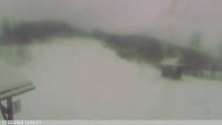 Dolní část sjezdovky