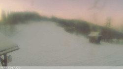 Dolní část sjezdovky