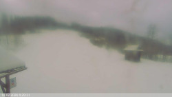 Dolní část sjezdovky