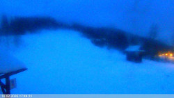 Dolní část sjezdovky