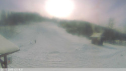 Dolní část sjezdovky