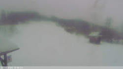 Dolní část sjezdovky