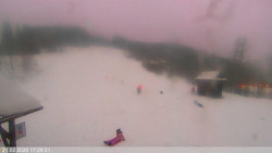 Dolní část sjezdovky