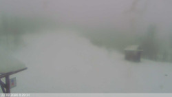 Dolní část sjezdovky