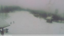 Dolní část sjezdovky