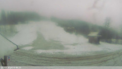 Dolní část sjezdovky