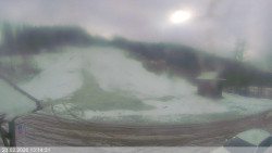 Dolní část sjezdovky