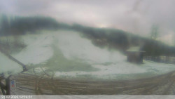 Dolní část sjezdovky