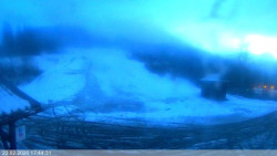 Dolní část sjezdovky