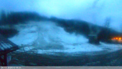 Dolní část sjezdovky