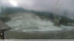 Dolní část sjezdovky