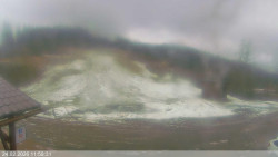 Dolní část sjezdovky