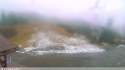 Dolní část sjezdovky