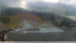 Dolní část sjezdovky