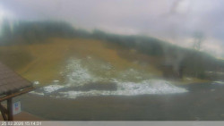 Dolní část sjezdovky