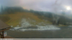 Dolní část sjezdovky