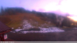 Dolní část sjezdovky