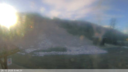 Dolní část sjezdovky