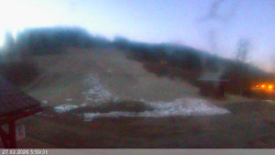 Dolní část sjezdovky