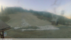 Dolní část sjezdovky