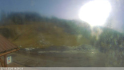 Dolní část sjezdovky