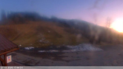 Dolní část sjezdovky