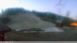 Dolní část sjezdovky