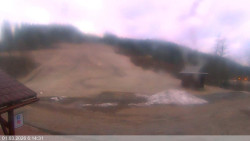 Dolní část sjezdovky