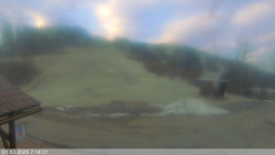 Dolní část sjezdovky