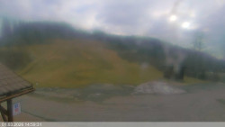 Dolní část sjezdovky