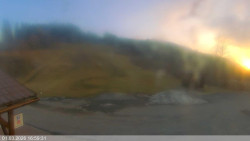 Dolní část sjezdovky