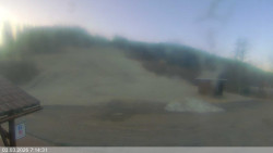 Dolní část sjezdovky