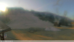 Dolní část sjezdovky