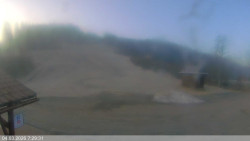 Dolní část sjezdovky