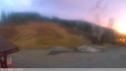 Dolní část sjezdovky