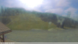 Dolní část sjezdovky