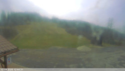 Dolní část sjezdovky