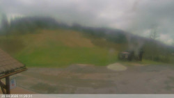 Dolní část sjezdovky