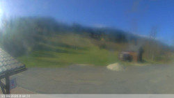 Dolní část sjezdovky