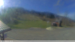 Dolní část sjezdovky