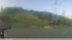 Dolní část sjezdovky