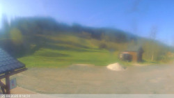 Dolní část sjezdovky