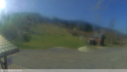 Dolní část sjezdovky