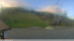 Dolní část sjezdovky