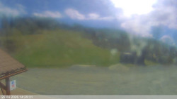 Dolní část sjezdovky