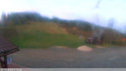 Dolní část sjezdovky