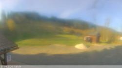 Dolní část sjezdovky