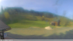 Dolní část sjezdovky