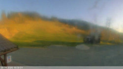 Dolní část sjezdovky