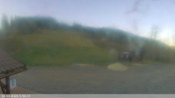 Dolní část sjezdovky